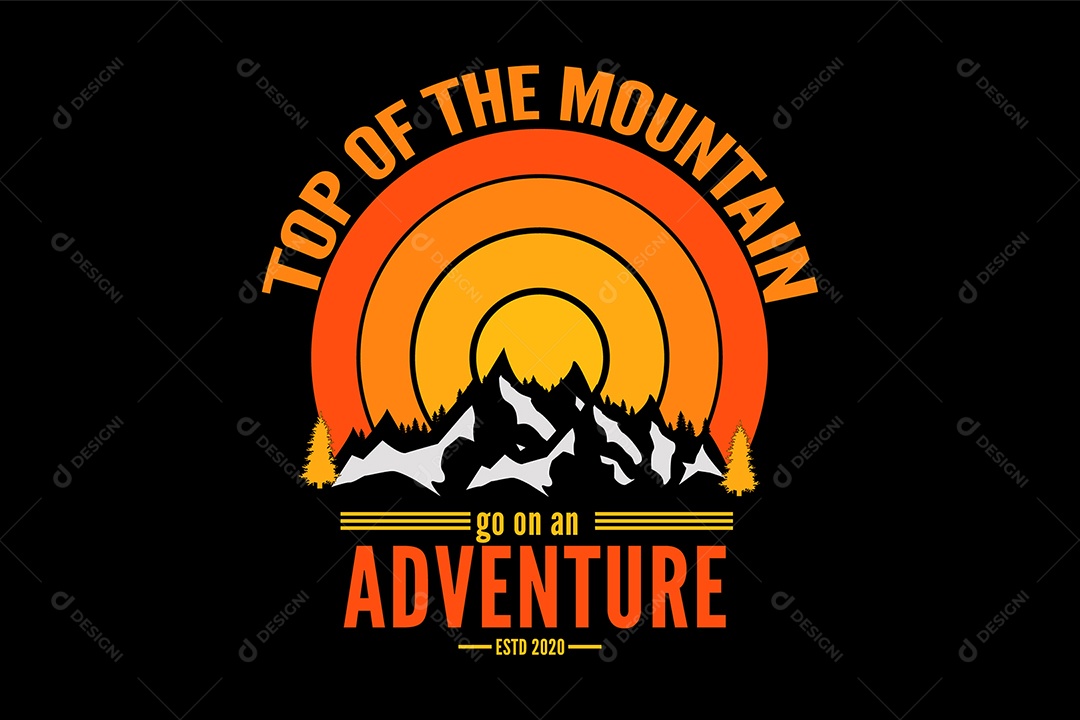 Modelo de Estampa de Camisa Ilustração Vetor EPS