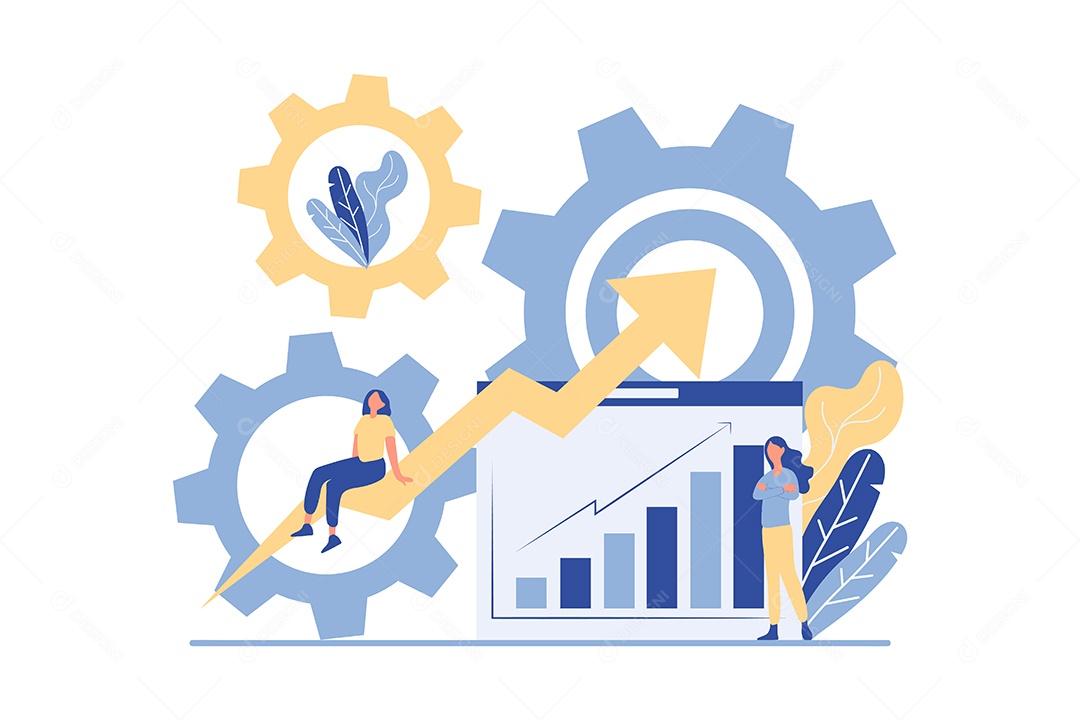 Conceito de Gestão de Negócios Vetor EPS