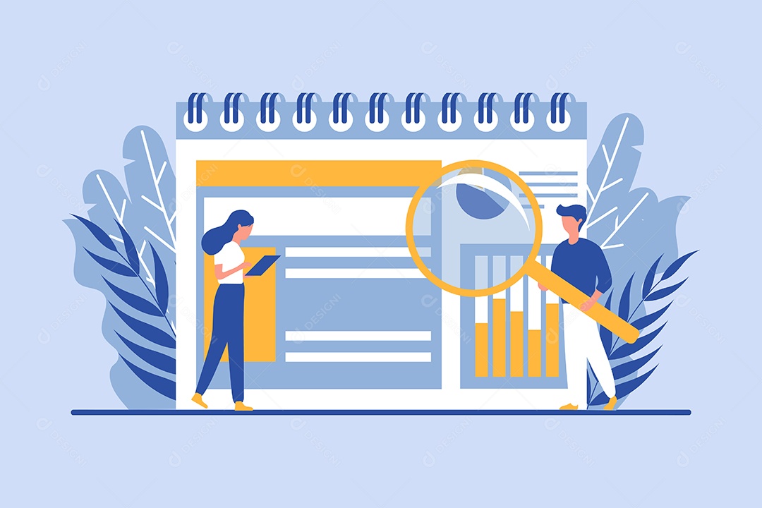 Conceito de Gestão de Negócios Vetor EPS