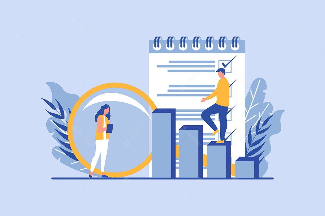 Conceito de Gestão de Negócios Vetor EPS