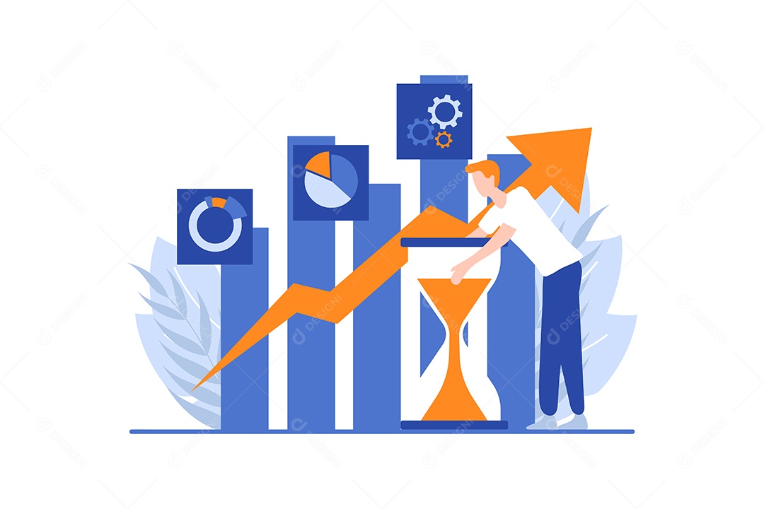 Conceito de Gestão de Negócios Vetor EPS