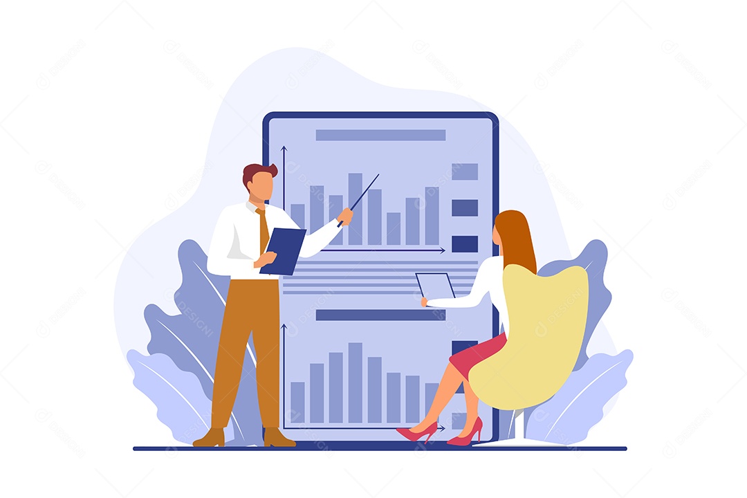 Conceito de Gestão de Negócios Vetor EPS