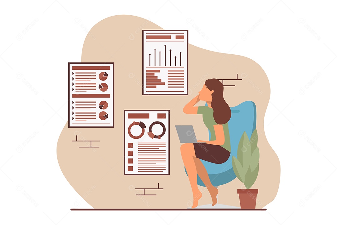 Conceito de Gestão de Negócios Vetor EPS