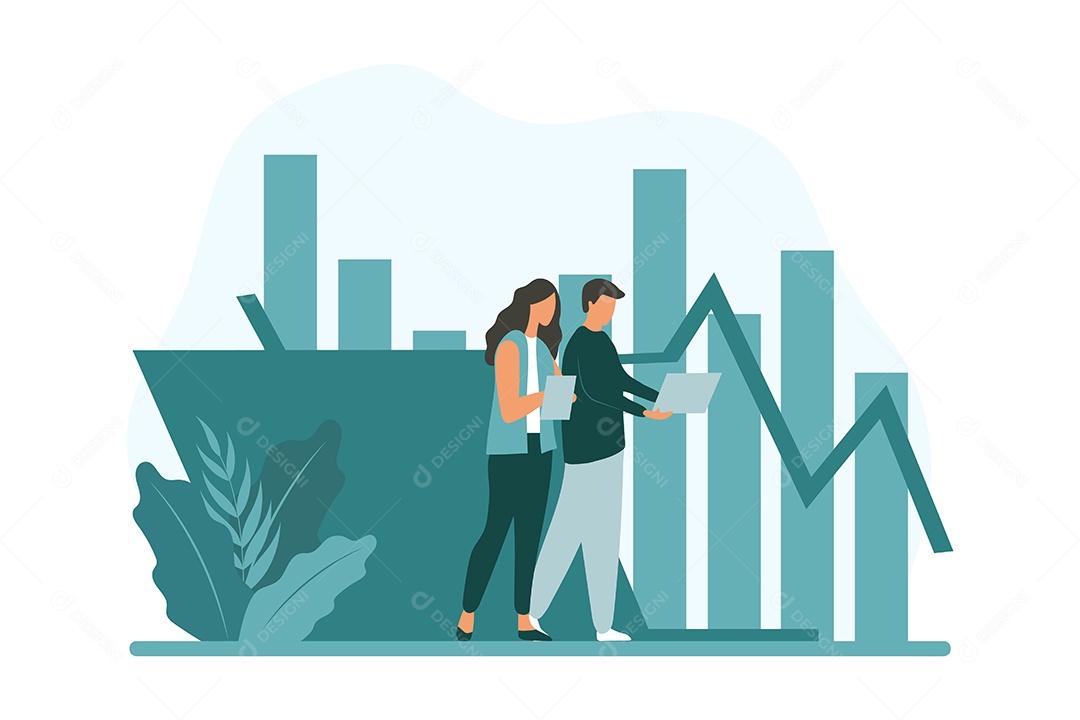 Conceito de Gestão de Negócios Vetor EPS