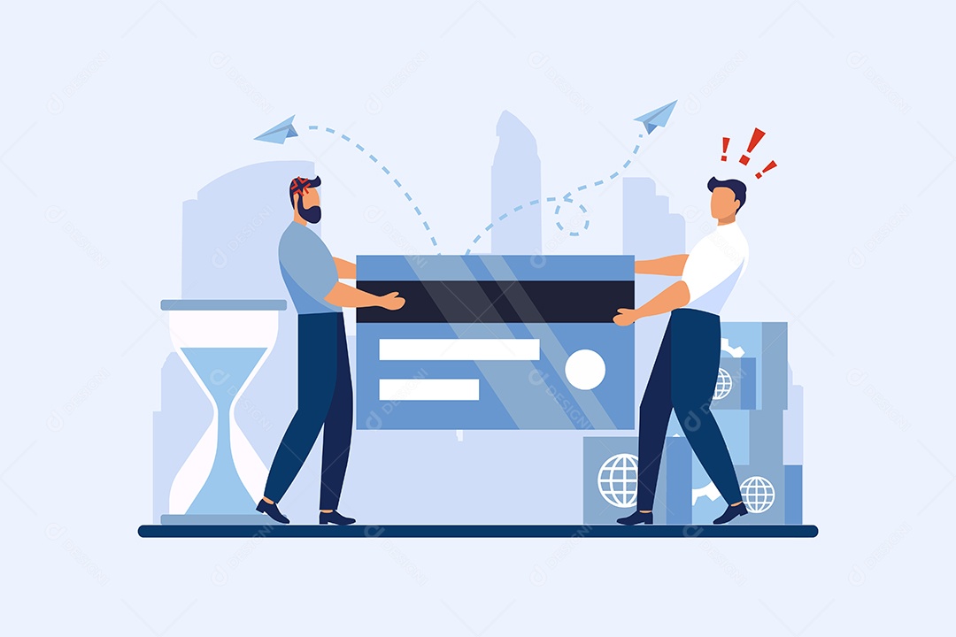 Conceito de Gestão de Negócios Vetor EPS