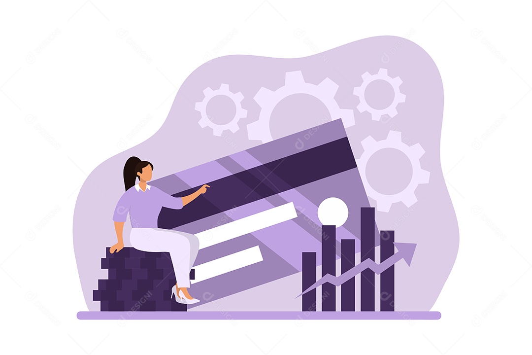 Conceito de Gestão de Negócios Vetor EPS