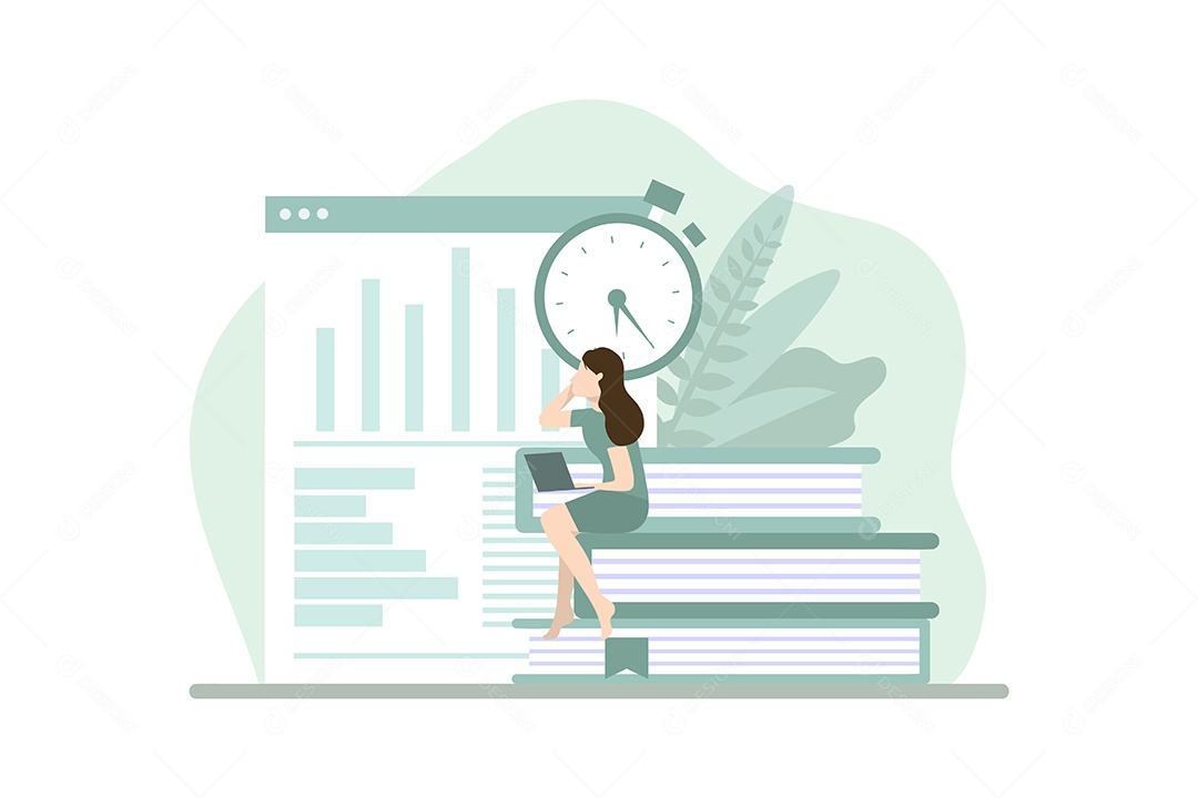 Conceito de Gestão de Negócios Vetor EPS