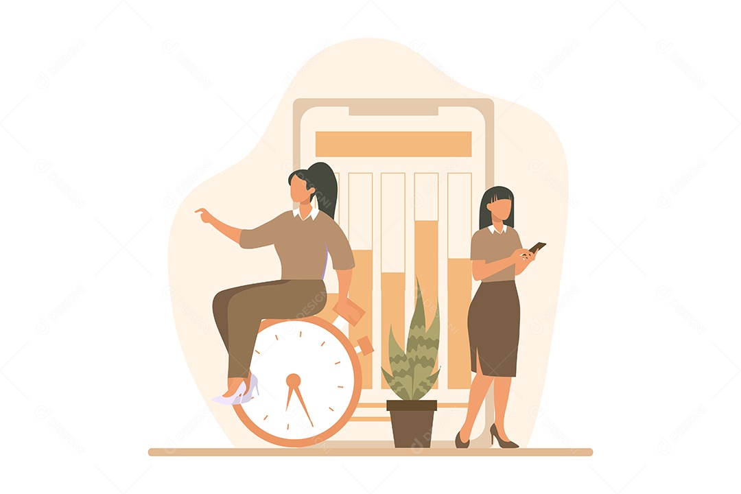 Conceito de Gestão de Negócios Vetor EPS