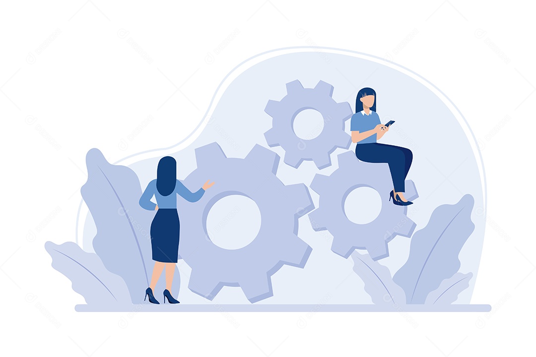 Conceito de Gestão de Negócios Vetor EPS