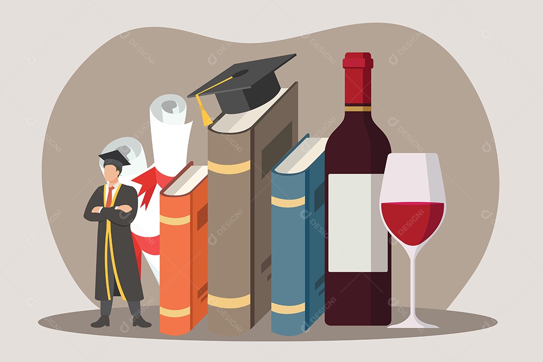 Conceito de Formatura Ilustração Vetor EPS