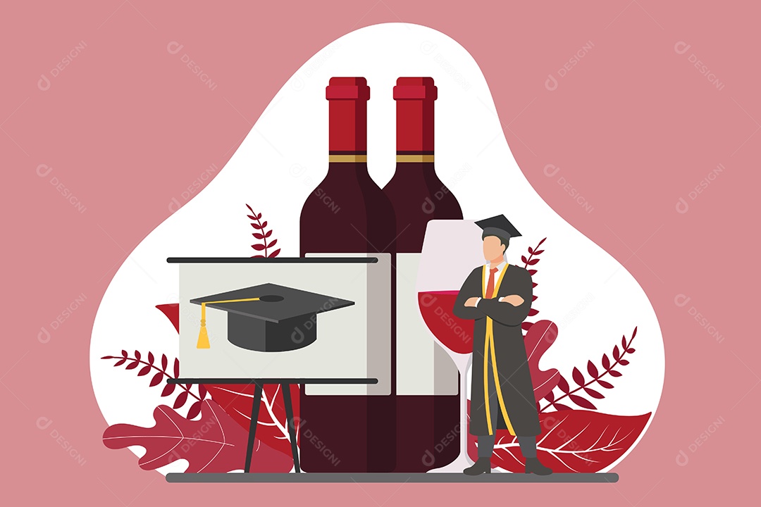 Conceito de Formatura Ilustração Vetor EPS