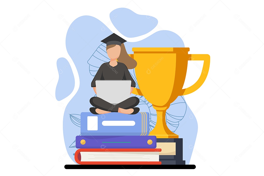 Conceito de Formatura Ilustração Vetor EPS