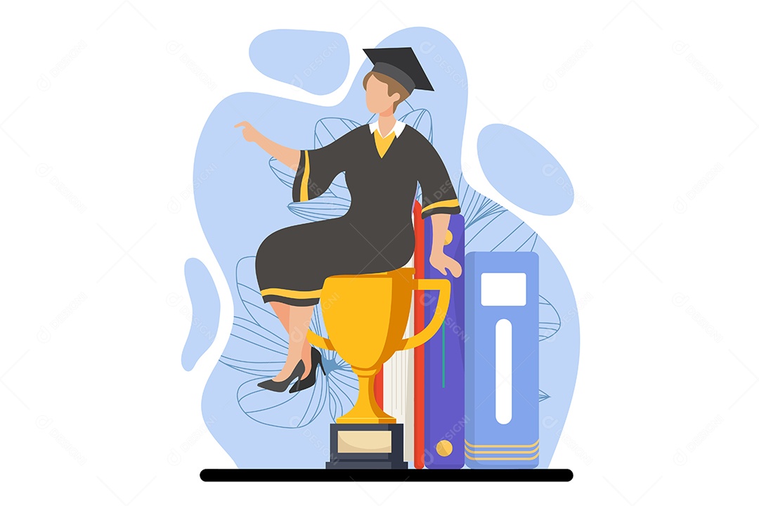 Conceito de Formatura Ilustração Vetor EPS