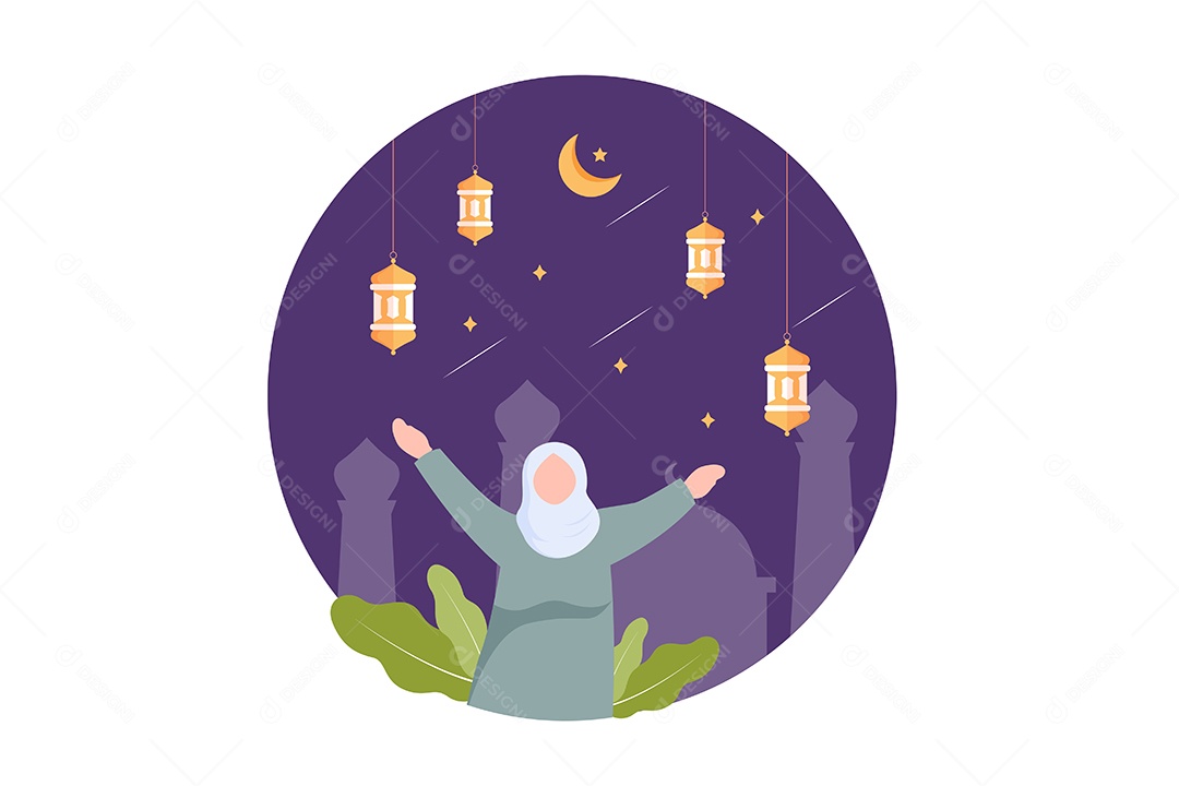 Conceito de Ilustração do Ramadan Vetor EPS