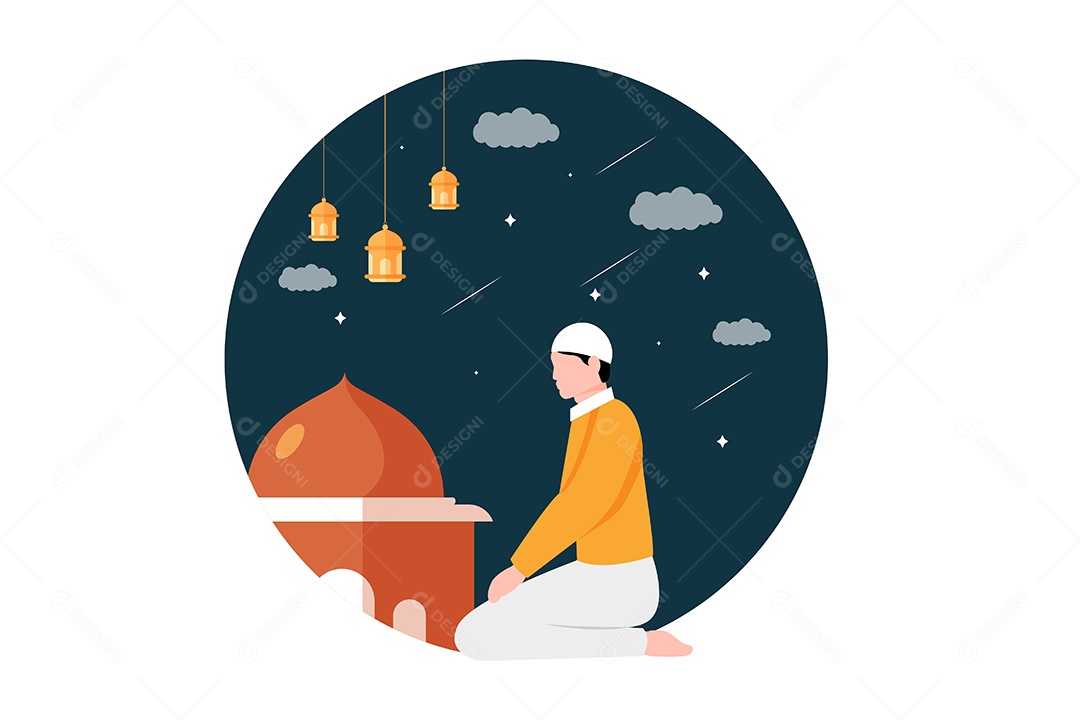 Conceito de Ilustração do Ramadan Vetor EPS