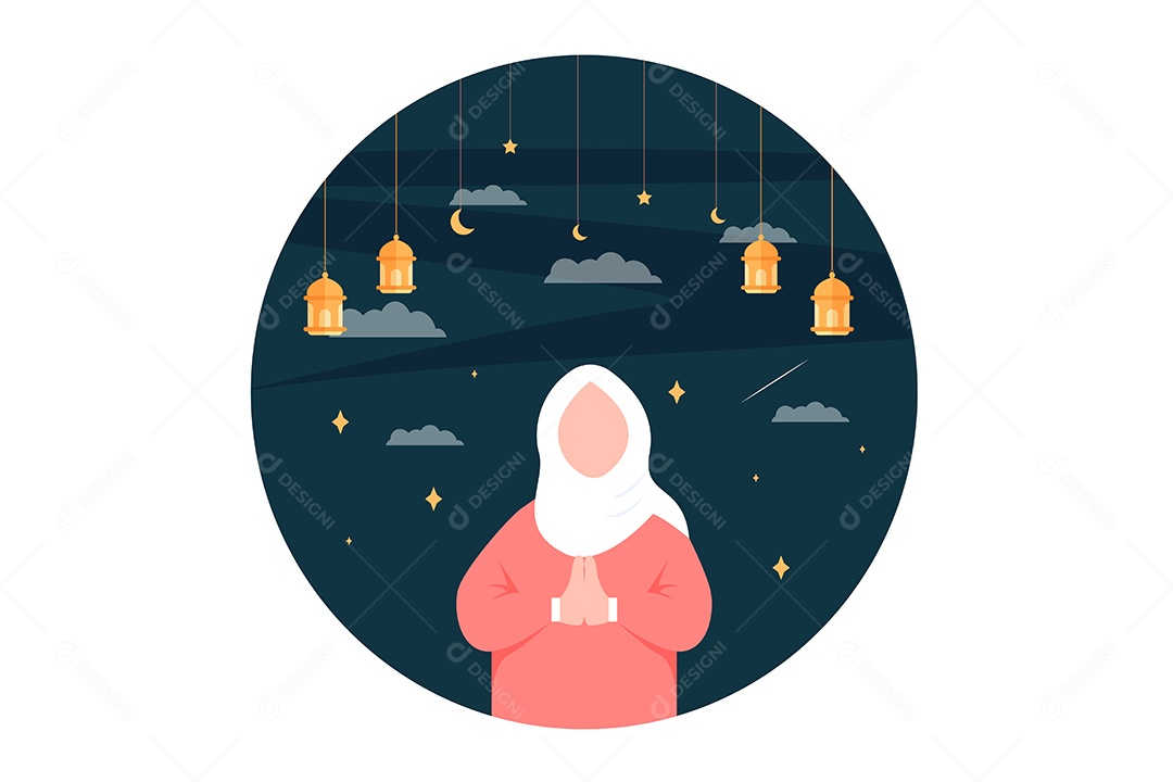 Conceito de Ilustração do Ramadan Vetor EPS