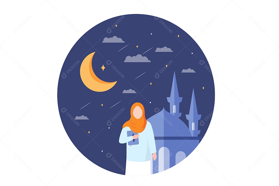 Conceito de Ilustração do Ramadan Vetor EPS