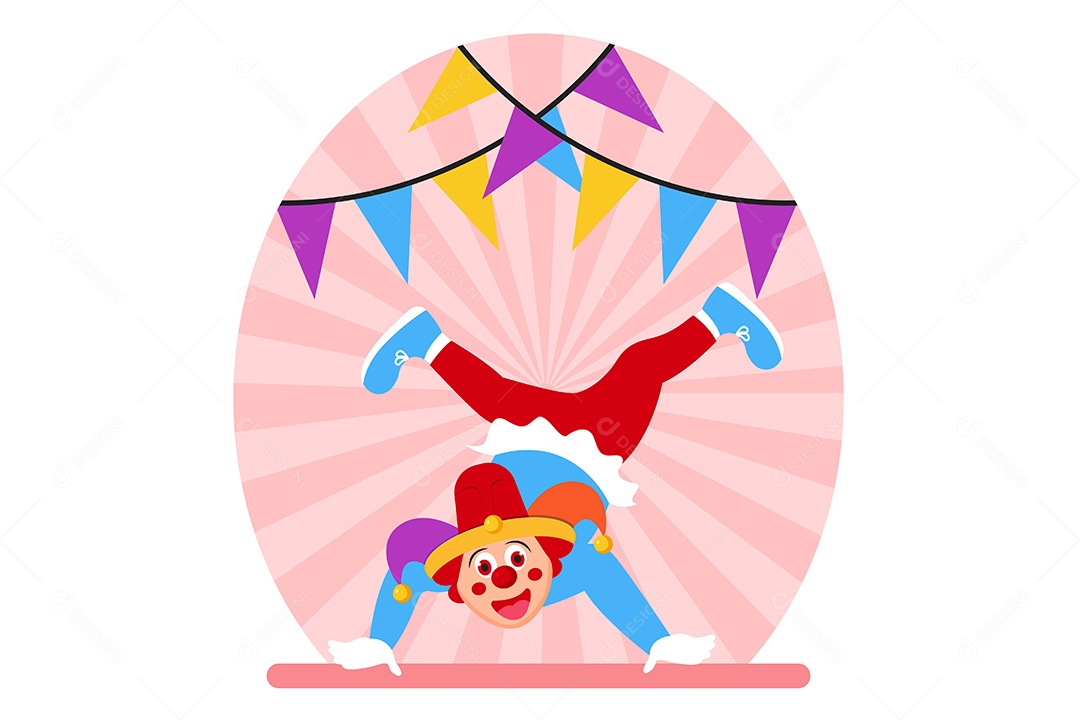 Conceito do Dia da Mentira 01 de Abril Ilustração Vetor EPS