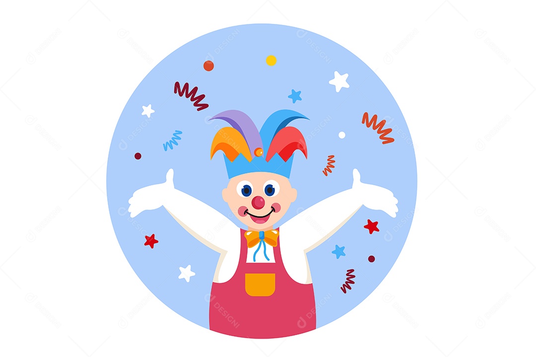 Conceito do Dia da Mentira 01 de Abril Ilustração Vetor EPS