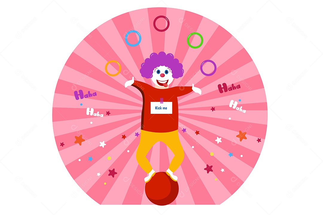 Conceito do Dia da Mentira 01 de Abril Ilustração Vetor EPS