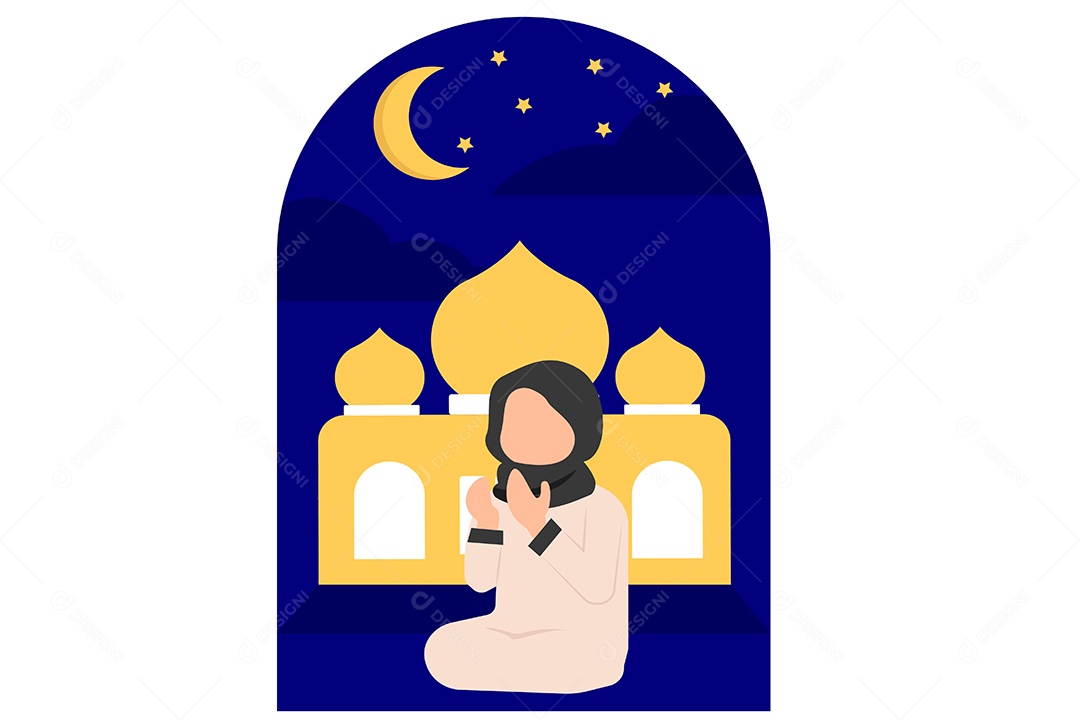 Conceito de Ilustração do Ramadan Vetor EPS