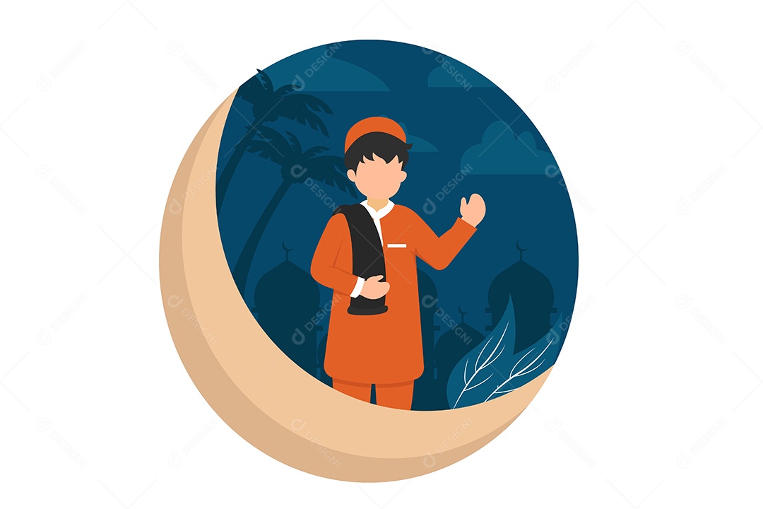 Conceito de Ilustração do Ramadan Vetor EPS