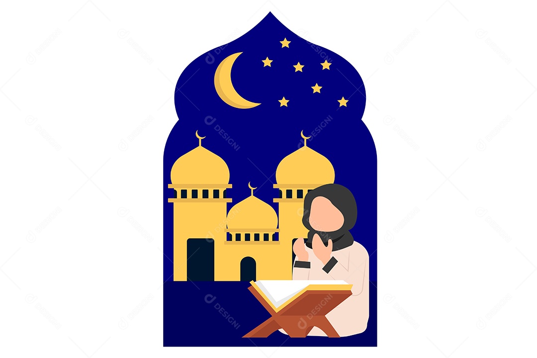 Conceito de Ilustração do Ramadan Vetor EPS