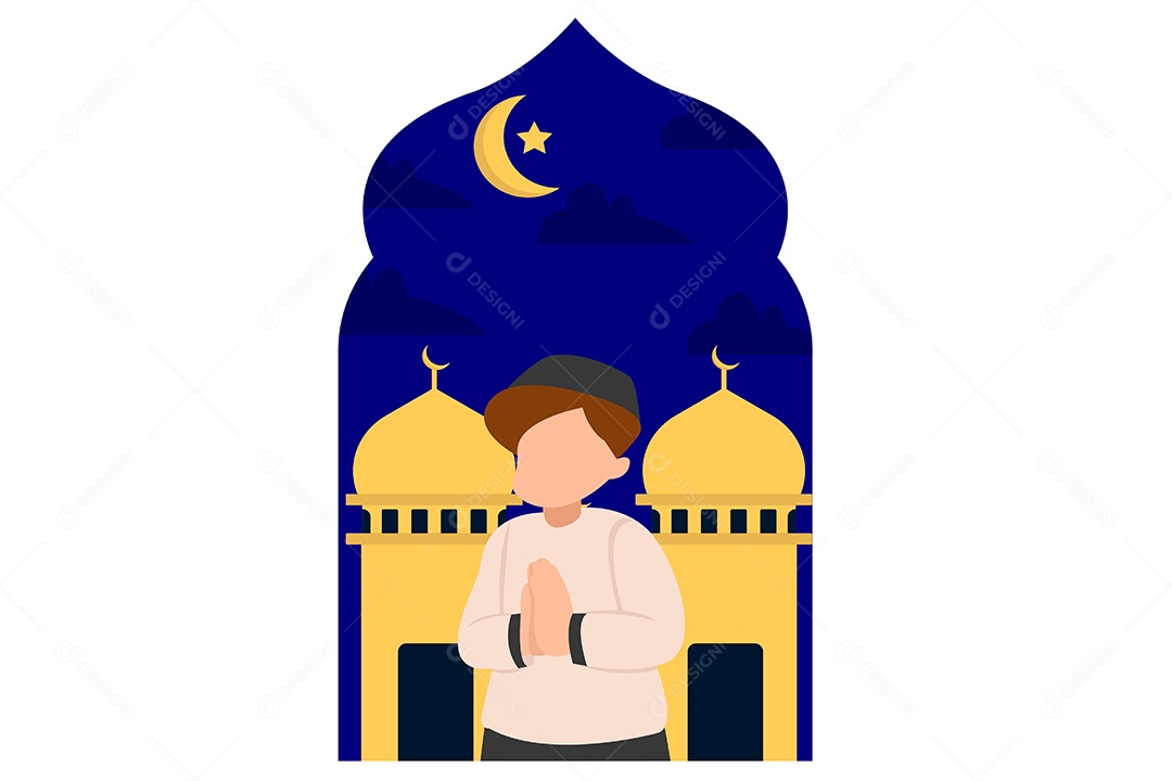 Conceito de Ilustração do Ramadan Vetor EPS