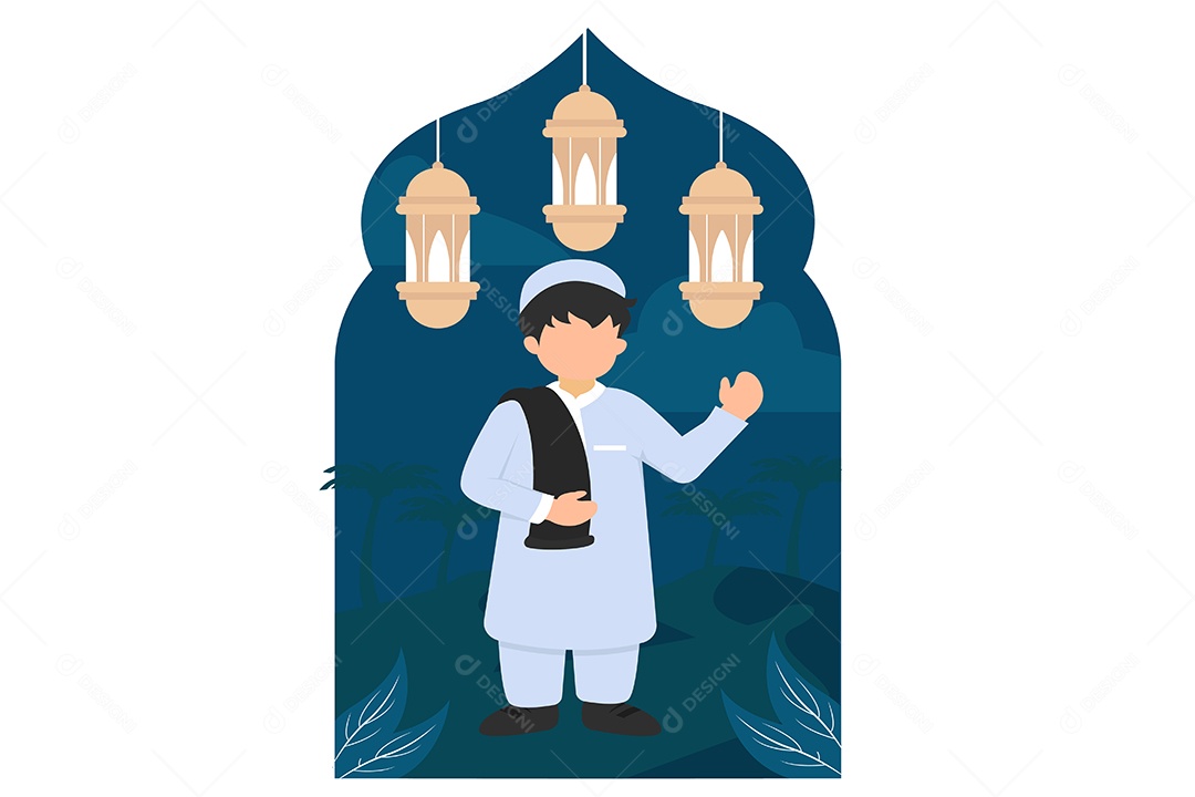 Conceito de Ilustração do Ramadan Vetor EPS