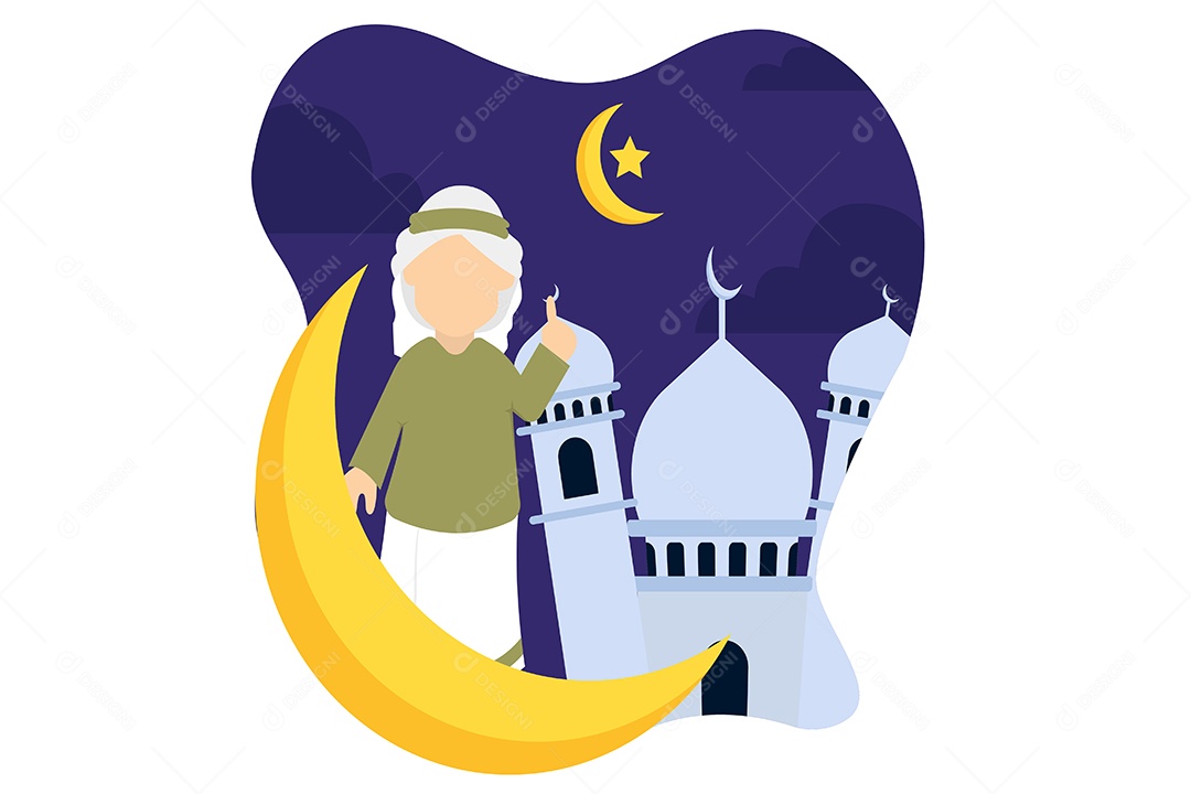 Conceito de Ilustração do Ramadan Vetor EPS