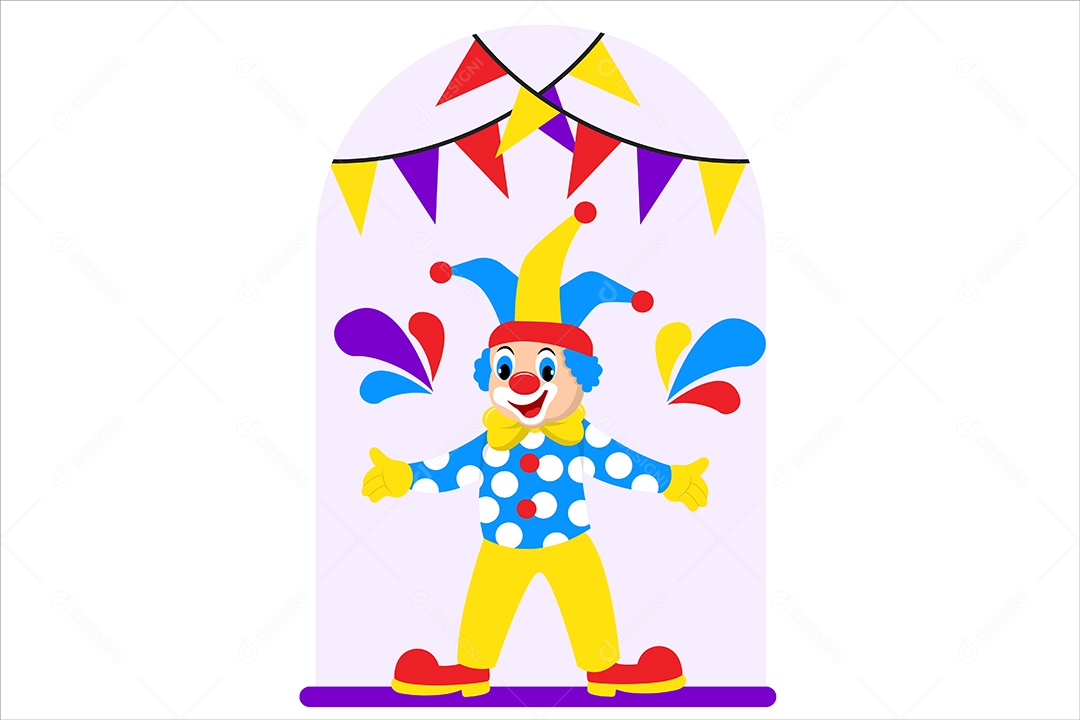 Conceito do Dia da Mentira 01 de Abril Ilustração Vetor EPS