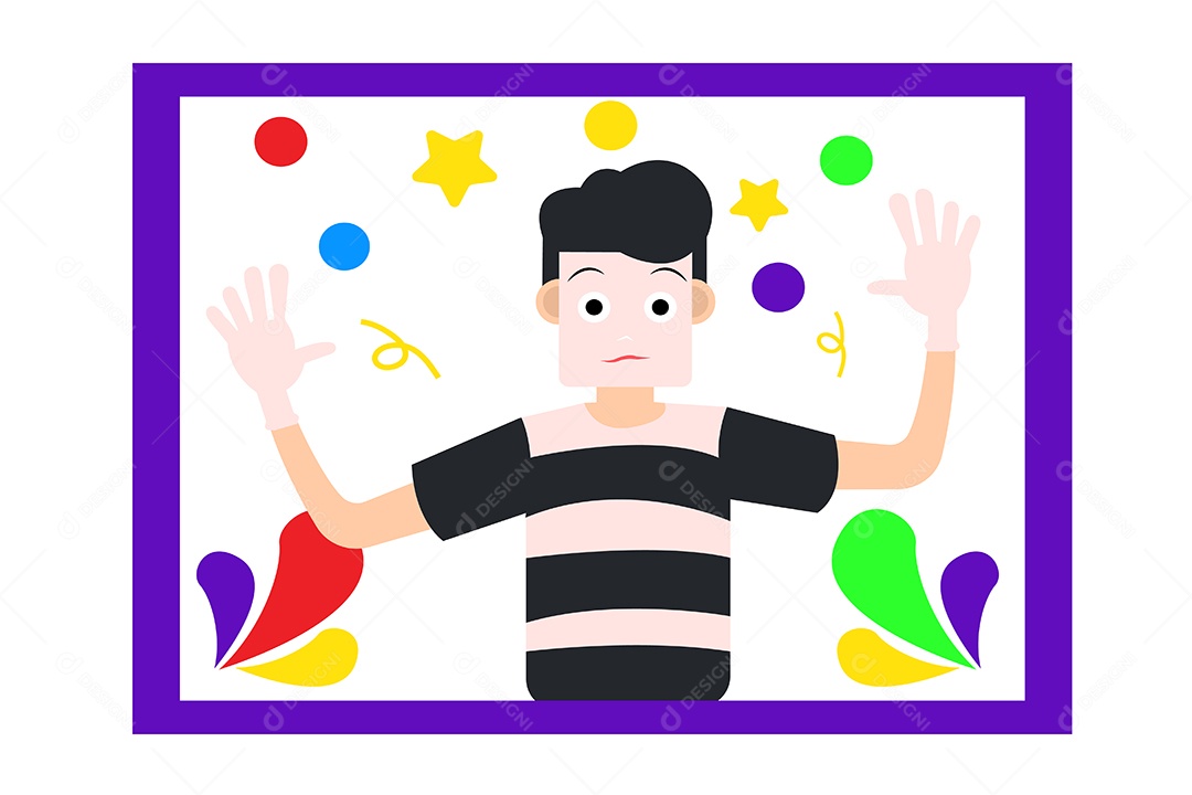 Conceito do Dia da Mentira 01 de Abril Ilustração Vetor EPS