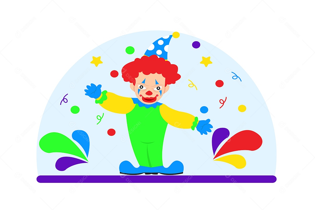 Conceito do Dia da Mentira 01 de Abril Ilustração Vetor EPS