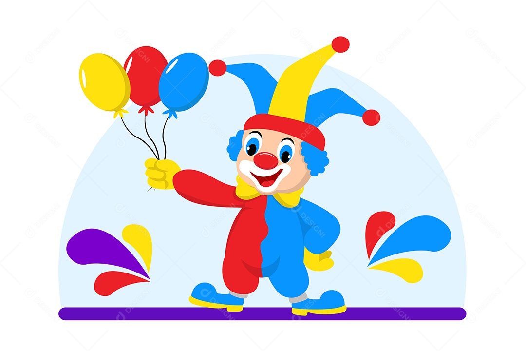 Conceito do Dia da Mentira 01 de Abril Ilustração Vetor EPS