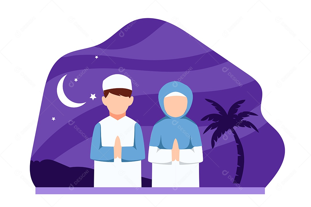 Conceito de Ilustração do Ramadan Vetor EPS