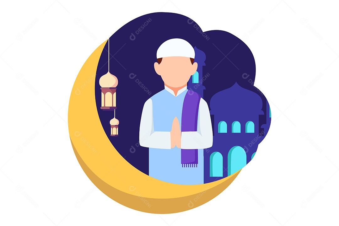 Conceito de Ilustração do Ramadan Vetor EPS