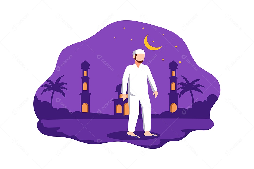 Conceito de Ilustração do Ramadan Vetor EPS