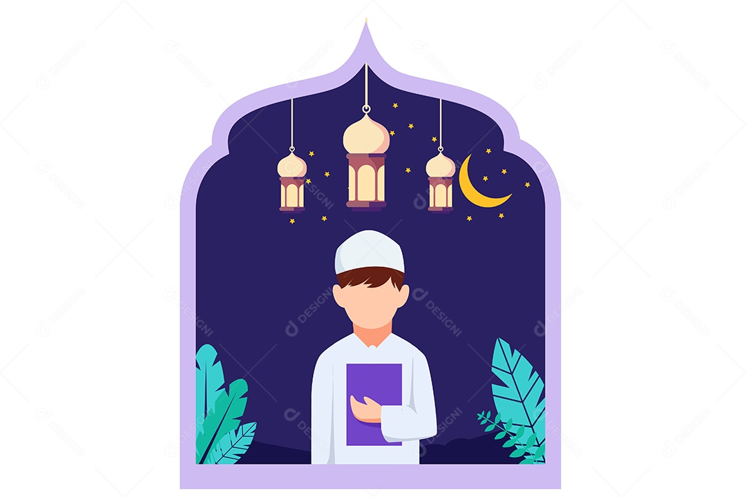 Conceito de Ilustração do Ramadan Vetor EPS