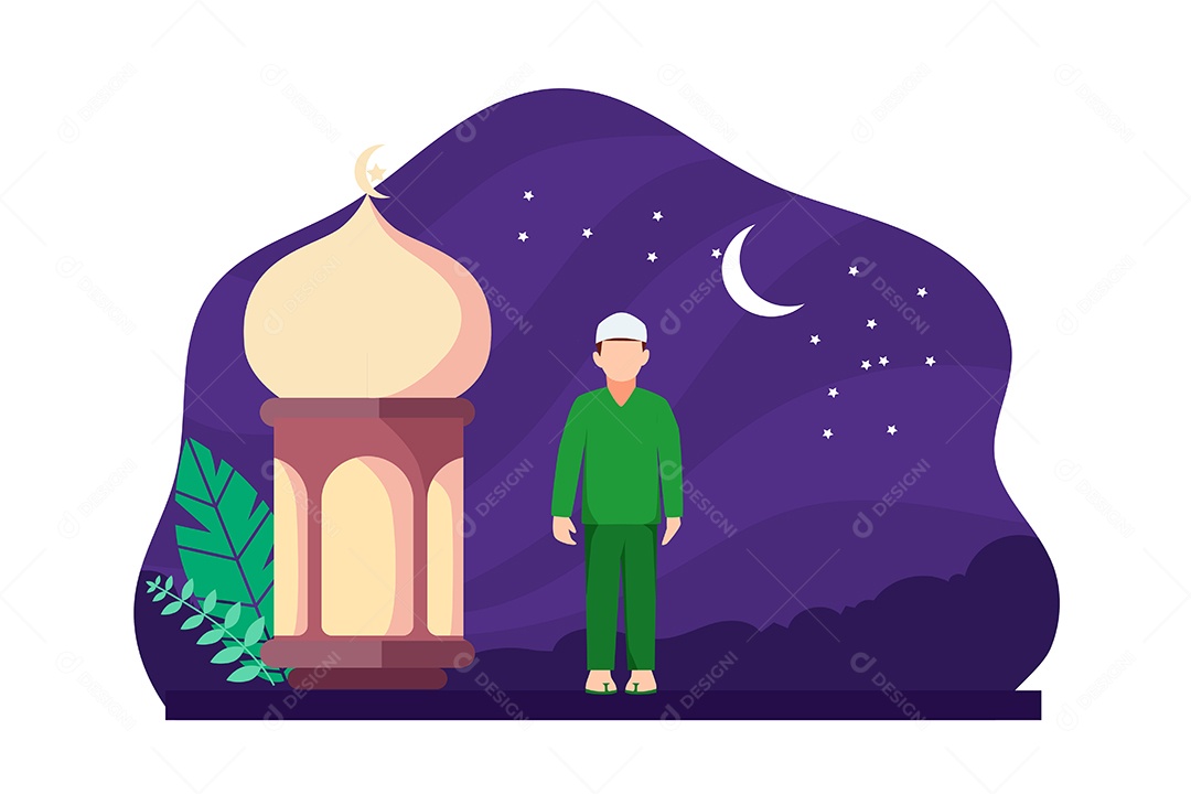 Conceito de Ilustração do Ramadan Vetor EPS
