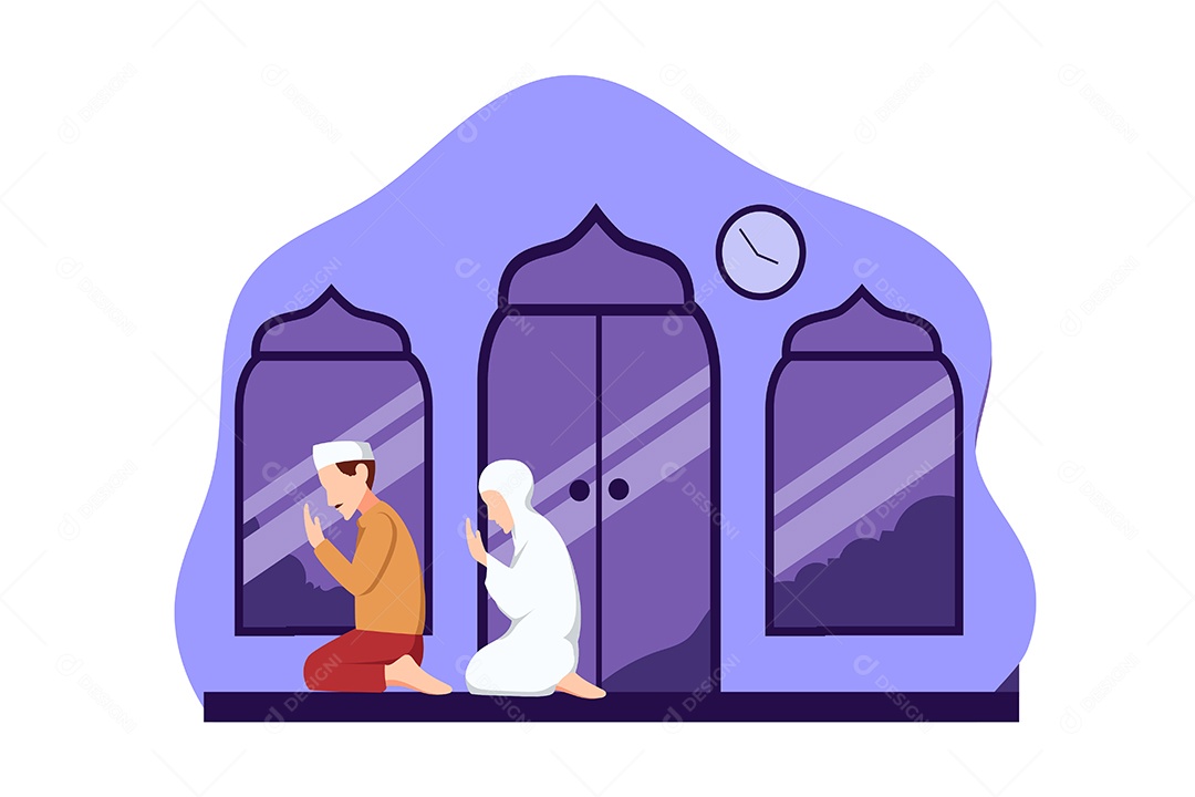 Conceito de Ilustração do Ramadan Vetor EPS