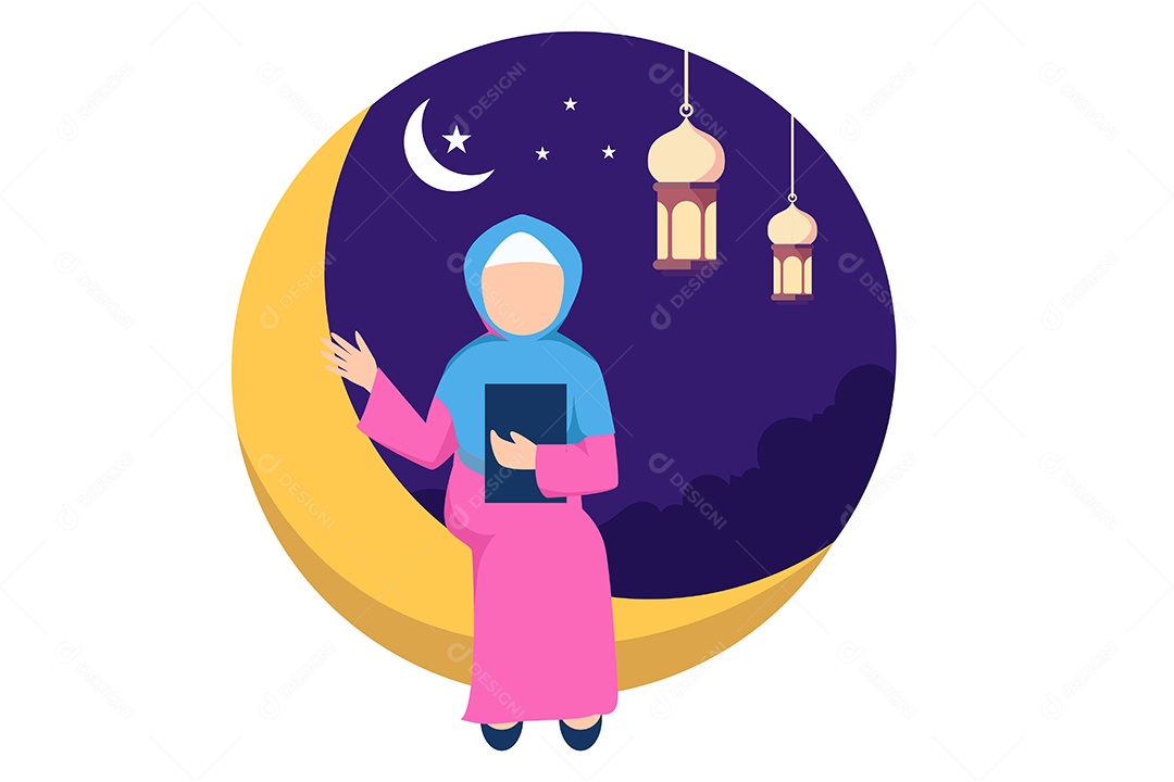 Conceito de Ilustração do Ramadan Vetor EPS