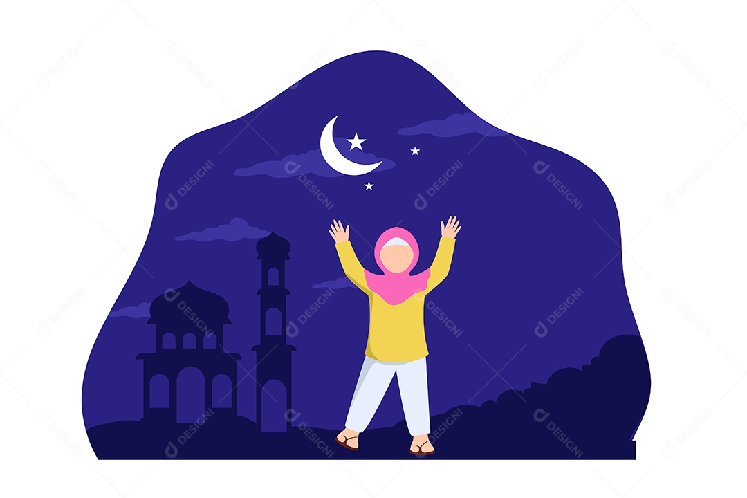 Conceito de Ilustração do Ramadan Vetor EPS