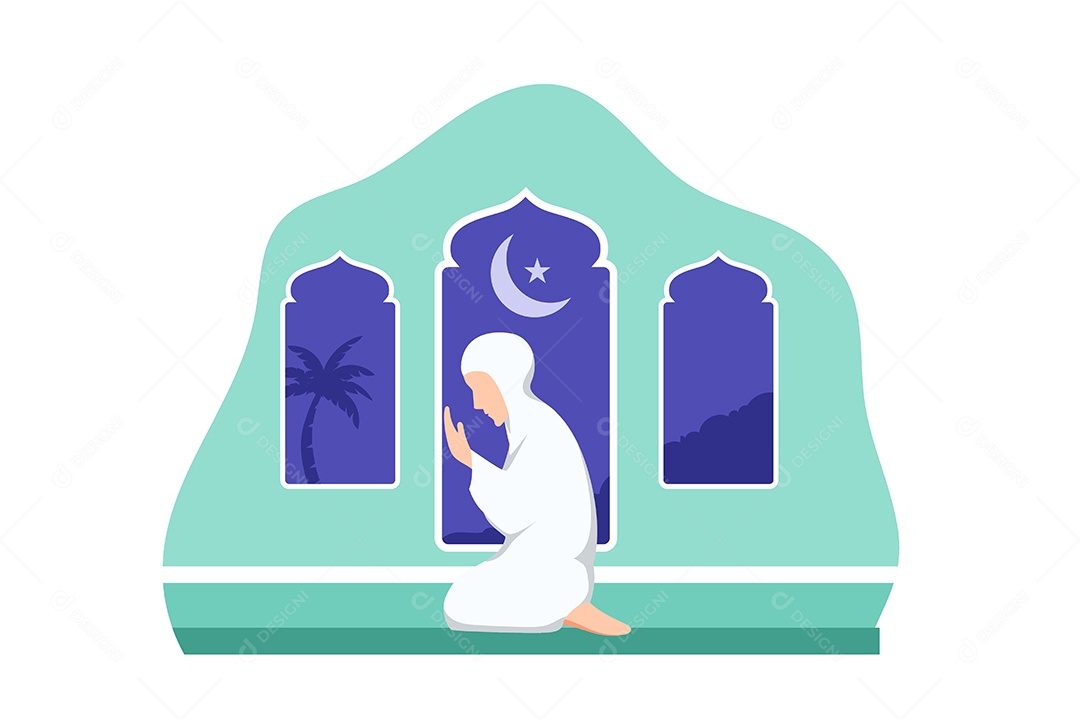 Conceito de Ilustração do Ramadan Vetor EPS