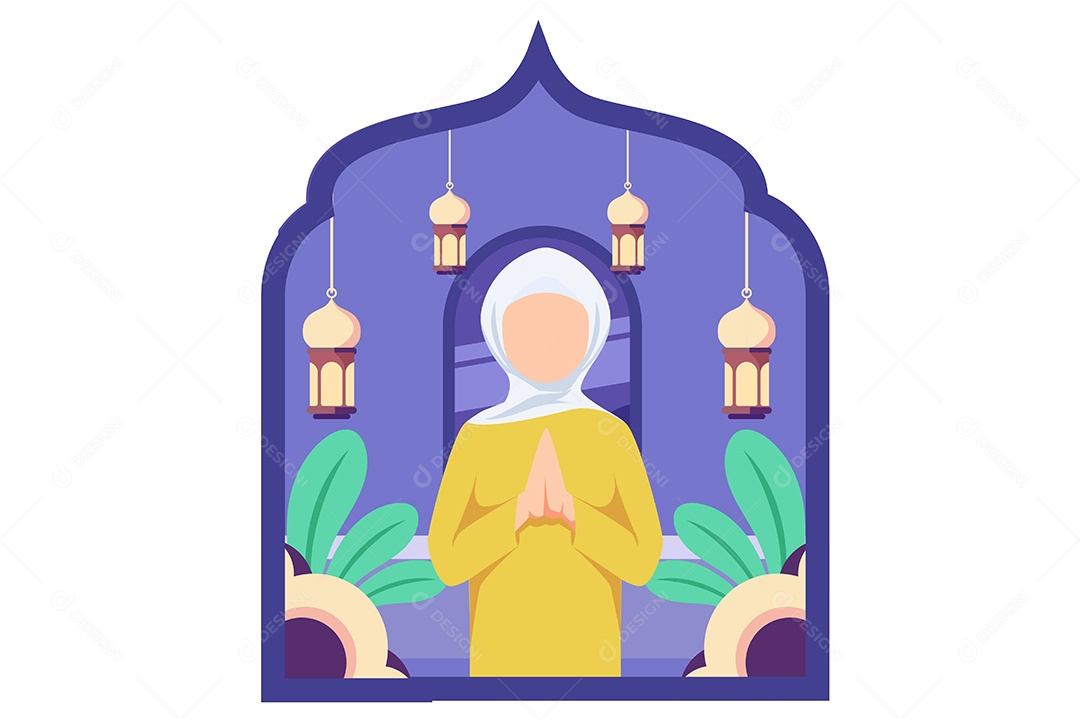 Conceito de Ilustração do Ramadan Vetor EPS