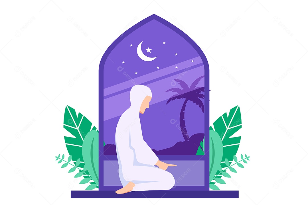 Conceito de Ilustração do Ramadan Vetor EPS