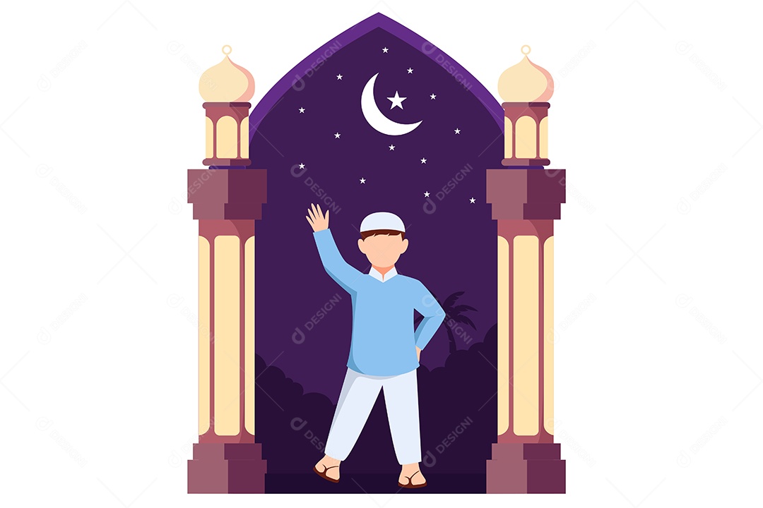 Conceito de Ilustração do Ramadan Vetor EPS