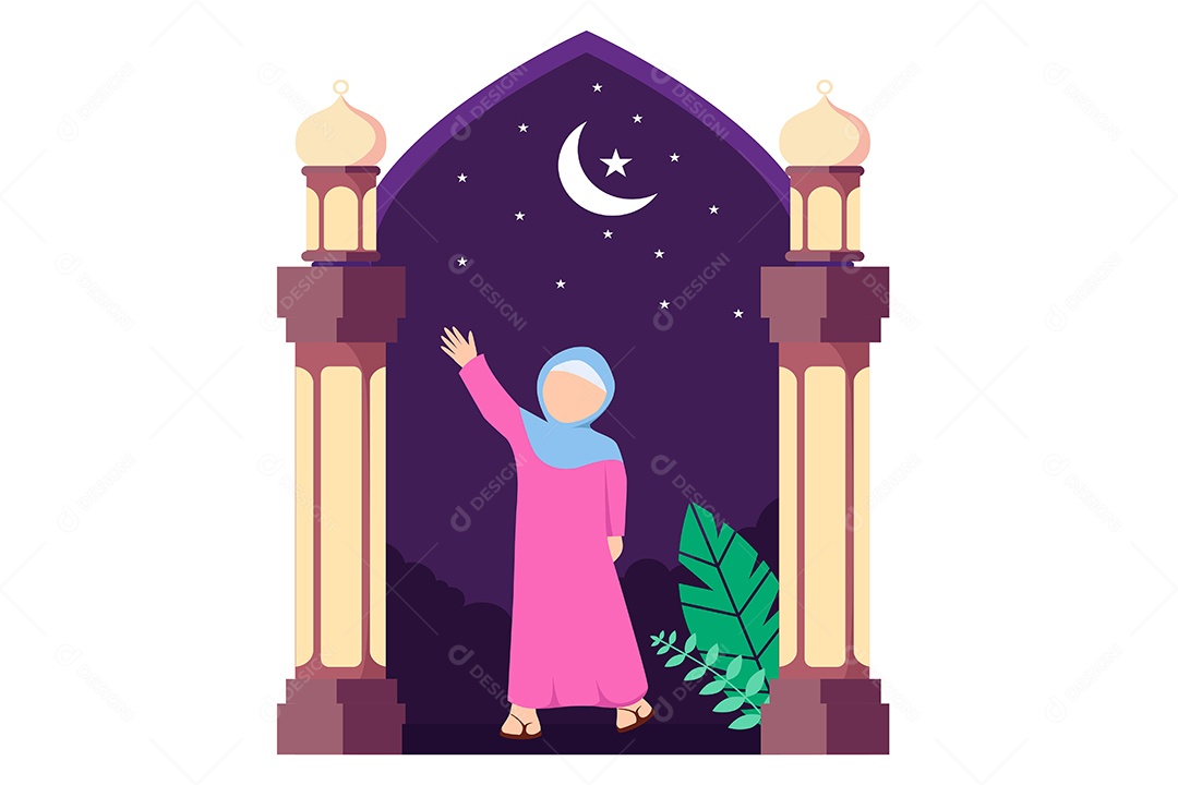 Conceito de Ilustração do Ramadan Vetor EPS