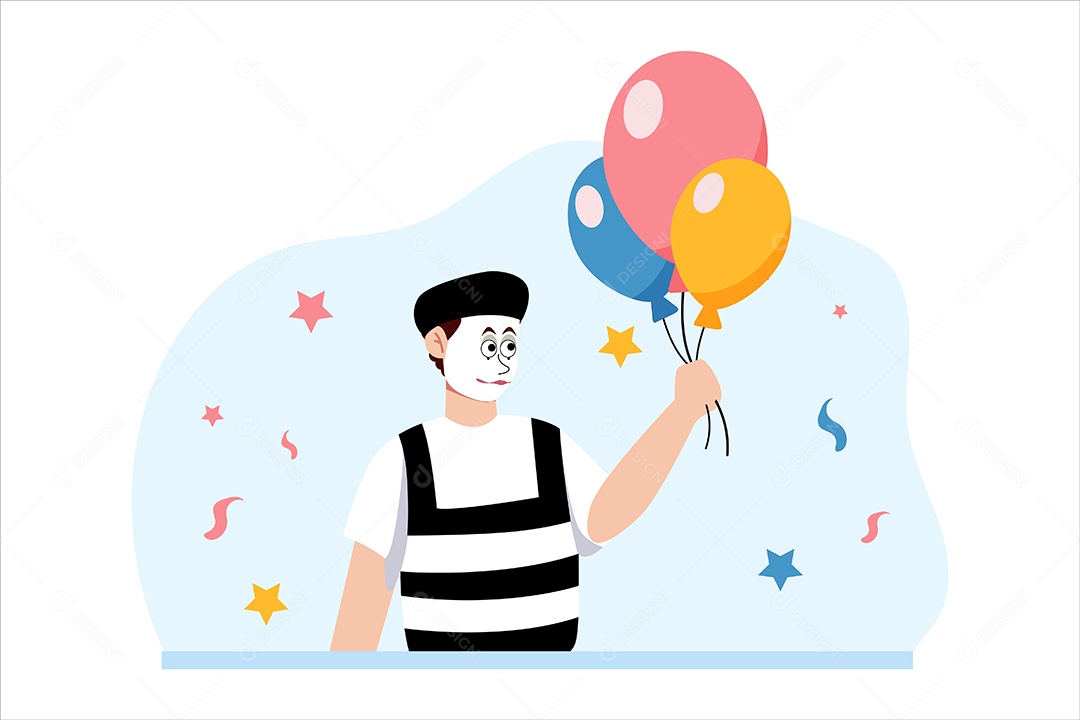 Conceito do Dia da Mentira 01 de Abril Ilustração Vetor EPS