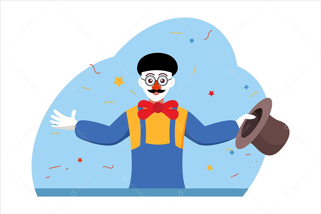 Conceito do Dia da Mentira 01 de Abril Ilustração Vetor EPS