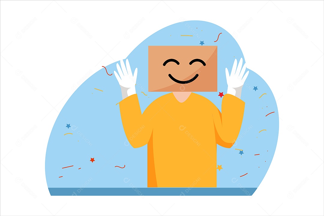 Conceito do Dia da Mentira 01 de Abril Ilustração Vetor EPS